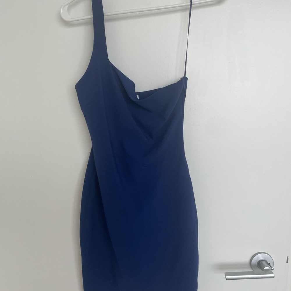 Maisy Likely One Shoulder Dress- Blue